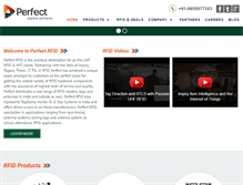 Tablet Screenshot of perfectrfid.com